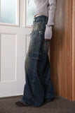More pocket wide denim