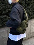 Unisex angle cross sling bag