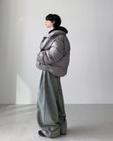 Satin Glow Crop Padding