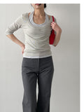 Striped Halterneck Sleeveless