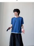 [1+1] Pastel Layered Short Sleeve T-shirt