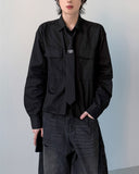 Serene Damage Crop Shirt