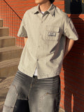 Double-Pocket Carpenter Bermuda Denim
