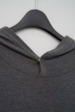 (W) Ala Frill Hooded Top