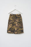 (W) Ruffle Camo Skirt