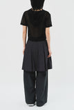 (W) Rinse Dot Skirt Pants