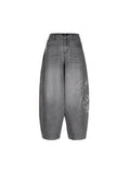 FLAME ARTWORK WIDE DENIM