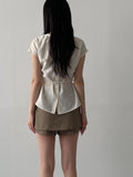Ruhe Strap Cap Blouse