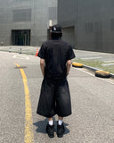 Nylon double pocket short sleeve shirt