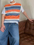 Fresh Stripe Knit Vest