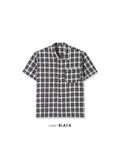 East Cropped Square Check Shirt