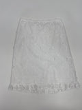 Popcorn Flower Frill Midi Skirt