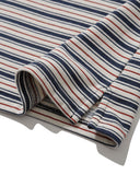Striped Raglan Half-Zip Polo