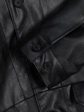 Web Leather Jacket