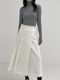 Ribbed Slim Fit Turtleneck T-Shirt