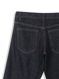 Used Raw Structure Denim