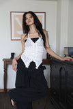 Vacation Ruffle Halter Sleeveless