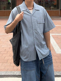 RN Open Collar Pocket Half Shirt