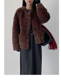 Jacqueline Round Overfit Fur Jacket