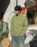 Leun Round Mohair Knit