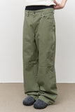Cone Dyeing Zipper Pants