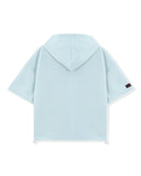 Airy Half Hood Zip Up