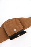 Camel Suede Pocket Belt