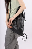 Hills leather string backpack