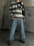 Snap Wide Washed Denim