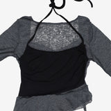 Kenne Frill Unbalanced Knit