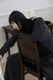Roman Spangle Beads Beanie