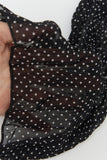 Leaf Dot Wrinkle Scarf