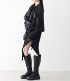 Oban Shirring Pocket String Overfit Windbreaker