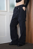Leha pocket washed denim