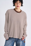 Lenny waffle crop long sleeve