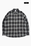 Raven washed check shirt
