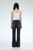 PRTN)High-rise slim flare jeans