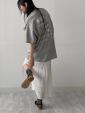 Happiness Printing Overfit Short Sleeve T-Shirt