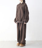 (Unisex) Diction Embroidered Brushed Over Hood