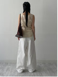 Mocha Strap Sleeveless Blouse