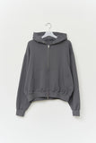 Minit Cropped Zip Hoodie