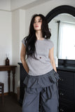 Frill skirt nylon pants