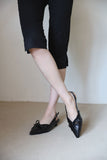 Twist Leather Mule