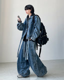 Hermes Belt Wide Denim