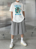 Two-Tuck Bermuda Sweatpants