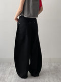 Floral Patch Balloon Wide Pants