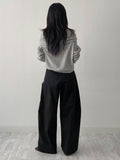 Picnic Off-Shoulder Layered Sweatshirt