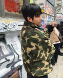 Polter camouflage dumble zip-up