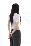 U-neck Slim T-shirt