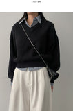 [Plan] Pintuck Daily V-Neck Knit